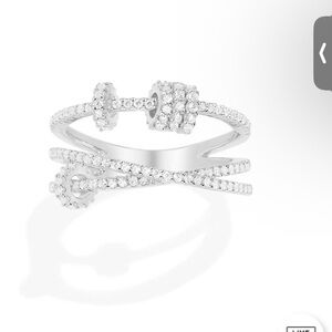 APM Monaco Triple Ring with Sliding Hoops